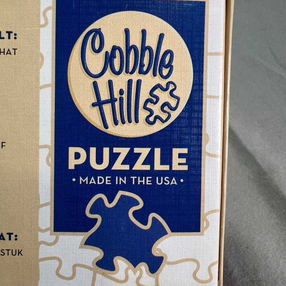Cobble Hill Jigsaw Puzzle #57211 Golden Retriever Puppies Farm Truck 1000pc - Picture 10 of 12